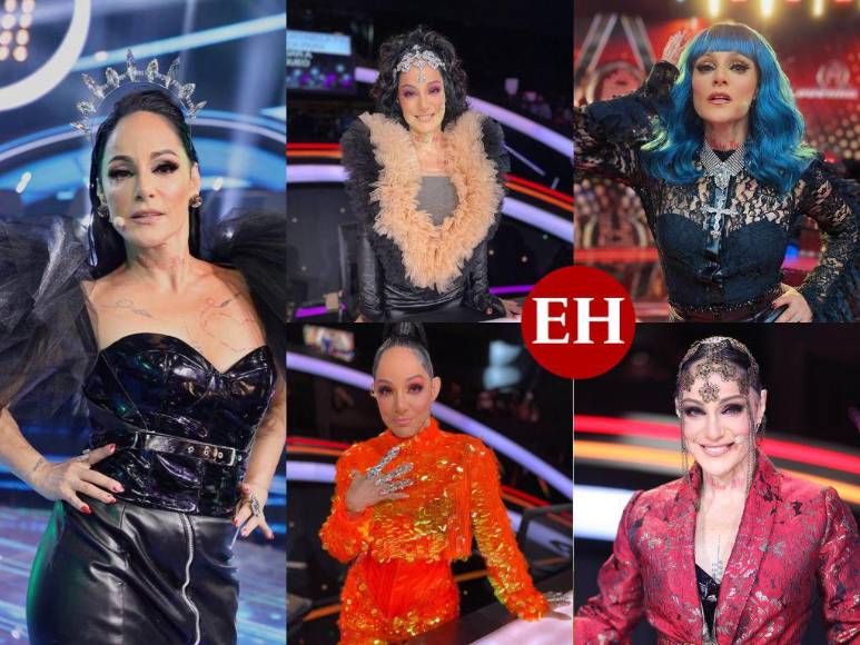 Excéntricos, espectaculares y únicos: los looks de Lolita Cortés en La Academia