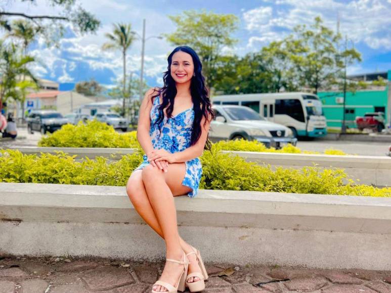 Lisbeth García, estudiante de Medicina que aspira a ser Miss Honduras 2024
