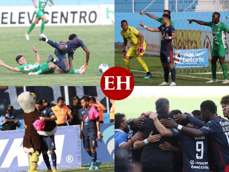 Entradas fuertes, goles y una triste despedida se vivió en el Motagua-Platense (Fotos)