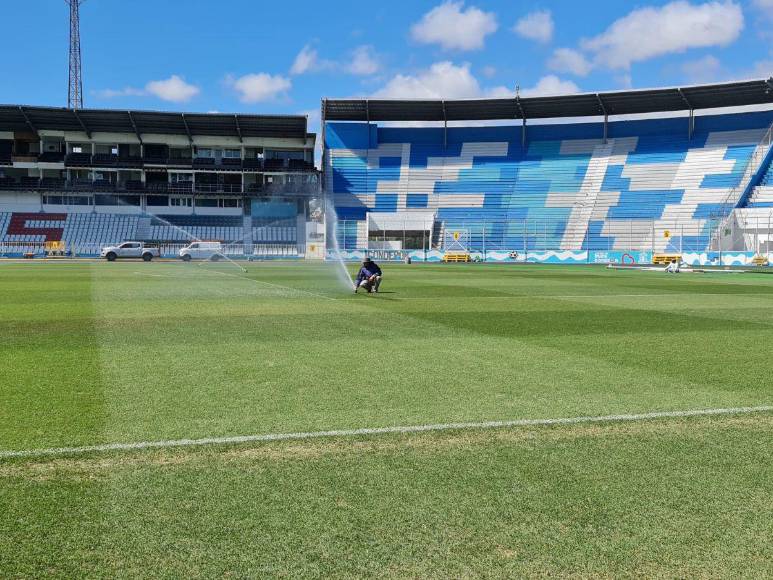 Olimpia-Motagua: preparativos del estadio y la Policía Nacional
