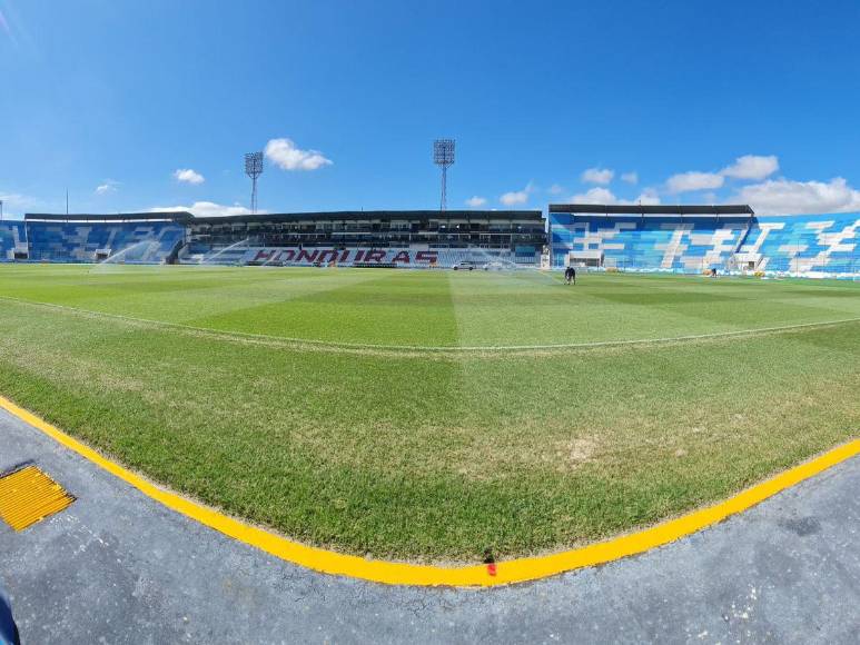 Olimpia-Motagua: preparativos del estadio y la Policía Nacional