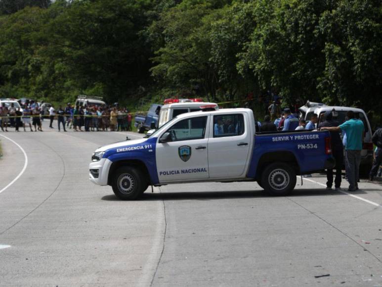 Lo que se sabe del accidente que causó la muerte al conductor de un microbús en Sabanagrande