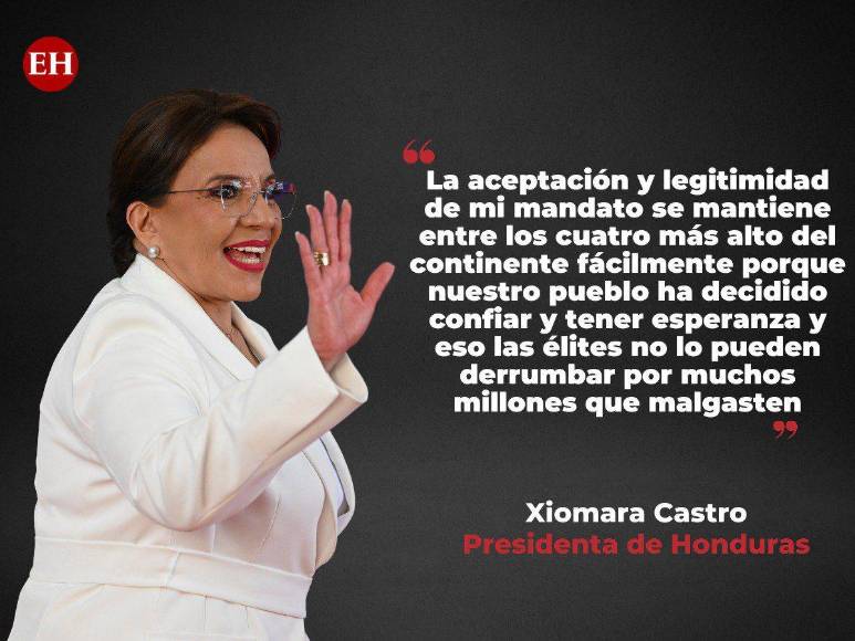 “La aceptación de mi mandato se mantiene entre los cuatro más altas del continente”: Xiomara Castro en Cumbre Iberoamericana