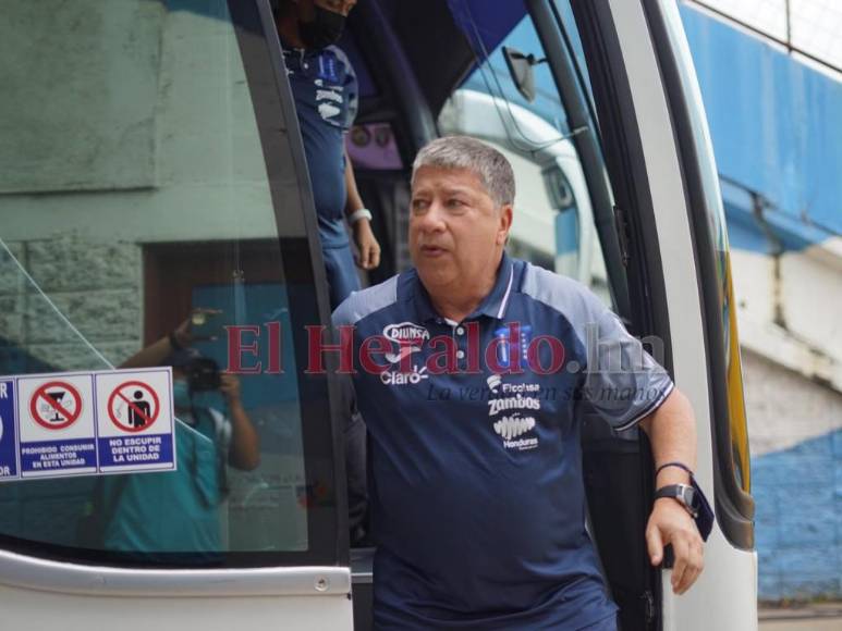 Así fue la llegada de la Selección de Honduras y México al Olímpico