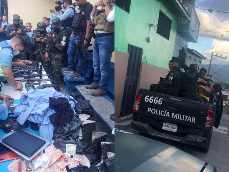 Ocho detenidos, indumentaria policial y armas de grueso calibre: así fue la operación realizada en la capital