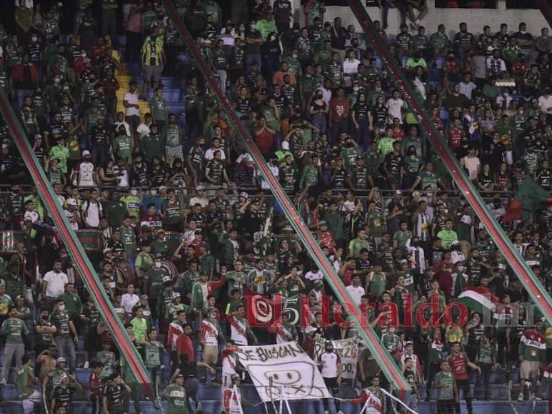 Ambiente festivo: Así se vive partido de ida de la semifinal entre Marathón y Real España (Fotos)