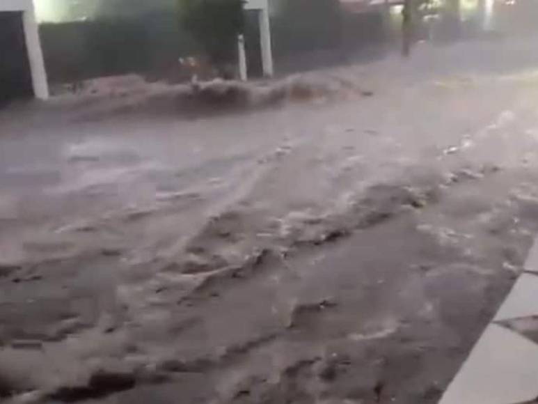 Caos por lluvias en San Pedro Sula: Tráfico y apagones la zona norte