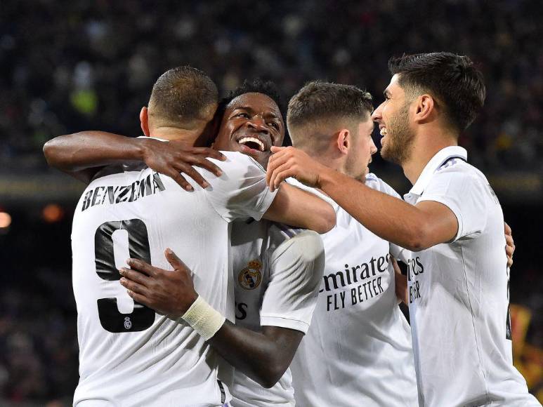 Las imágenes que dejó la goleada 4-0 de Real Madrid a Barcelona en la Copa del Rey