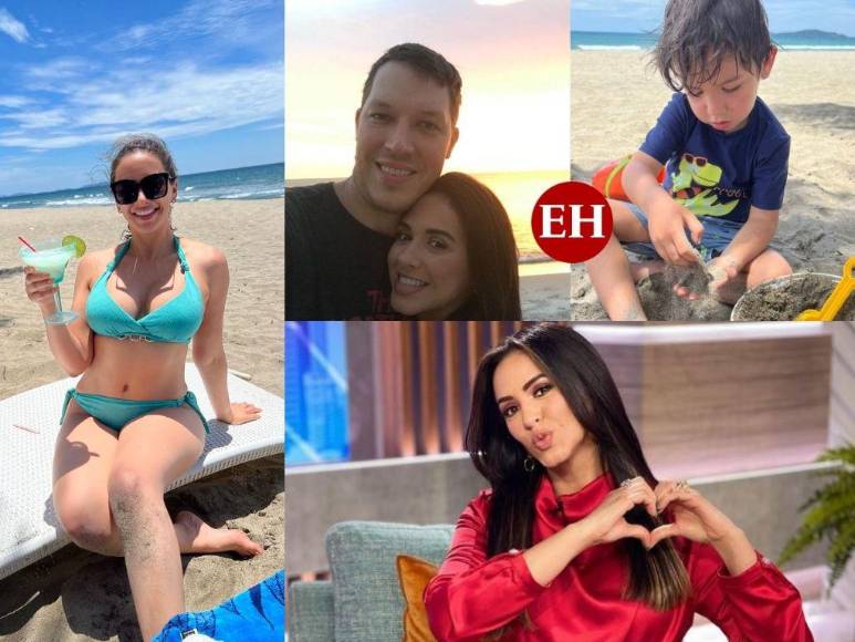 Ana Jurka disfruta cálidas vacaciones con su familia en Honduras