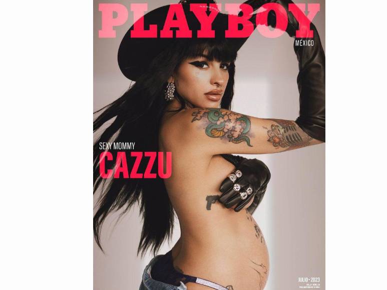Cazzu, embarazada, protagoniza provocativa portada de Playboy