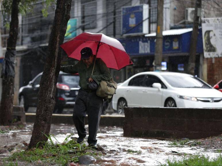 Imágenes del caos generado por las lluvias torrenciales en Tegucigalpa y Comayagüela
