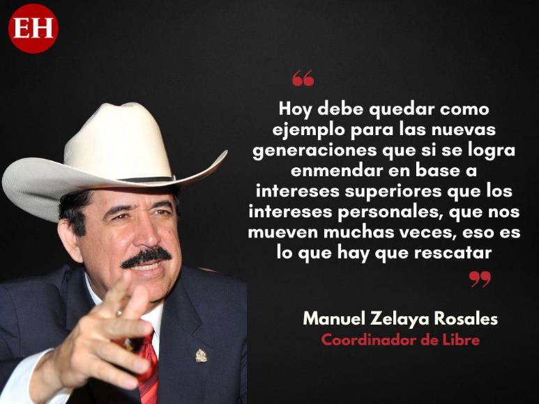“Están tratando de dividir a Libre... déjenlos, que lo intenten”: las frases de “Mel” Zelaya tras acuerdo