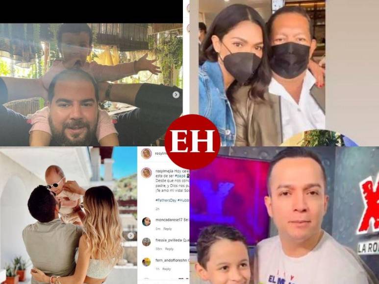 ¡Feliz Día del Padre! La felicitación de estos famosos hondureños a sus padres