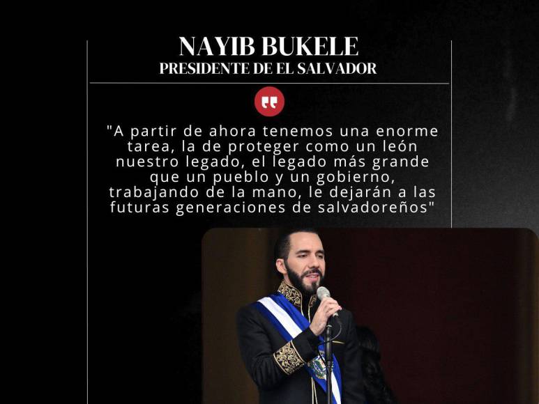 “Ningún gobierno pudo combatir al cáncer de las pandillas”: Frases de Bukele en su toma de posesión