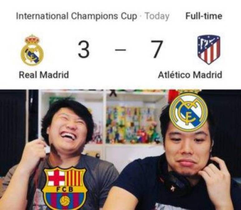 Con memes se burlan del Real Madrid: recibió una paliza 7-3 del Atlético de Madrid