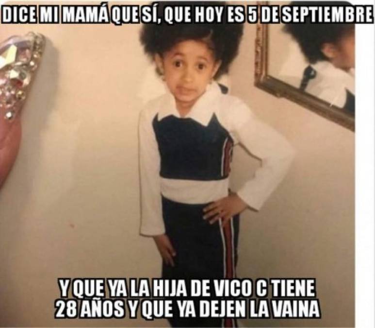'Hoy es 5 de septiembre y mi hija cumple 13', los memes que deja la canción de Vico C
