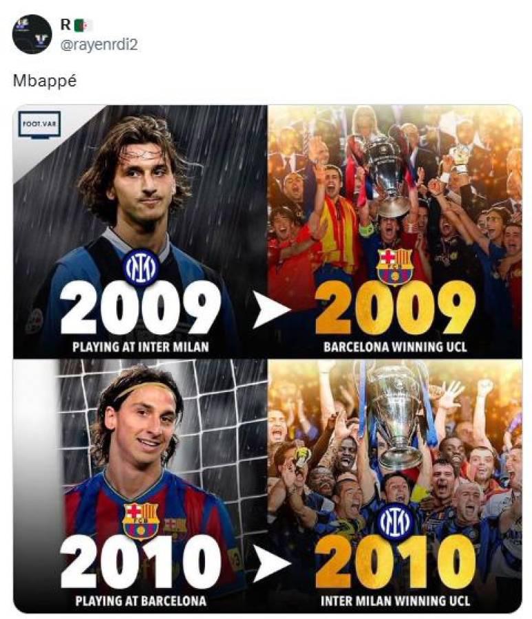 Burlas a Mbappé con divertidos memes luego de clasificación de PSG a la final de Champions