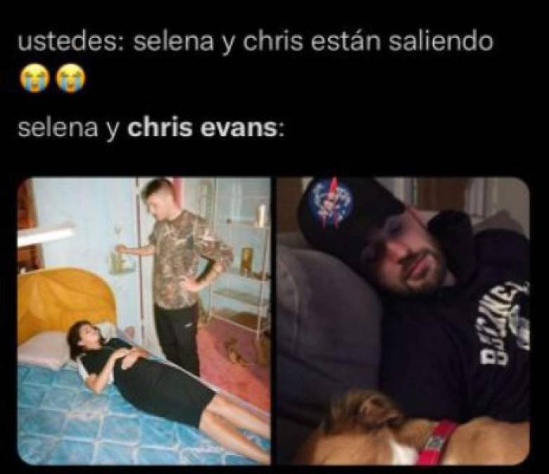 Supuesta relación entre Selena Gómez y Chris Evans desata ola de memes