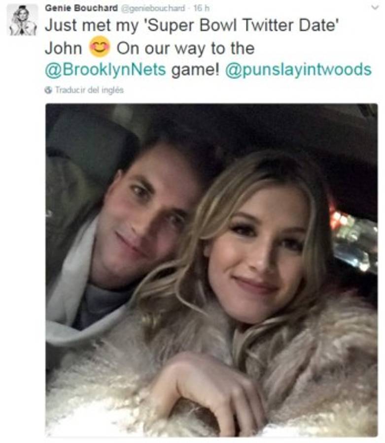 Eugenie Bouchard cumple su promesa... y sale en cita con un seguidor de Twitter