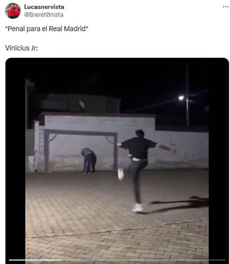 Los divertidos memes que dejó fallo de penal de Vinicius con Real Madrid ante el Atlético