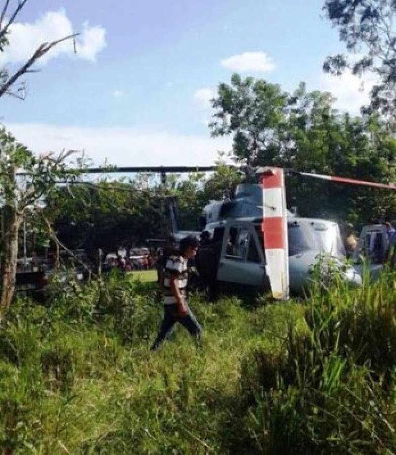 Al menos tres heridos en accidente de helicóptero de la Fuerza Aérea