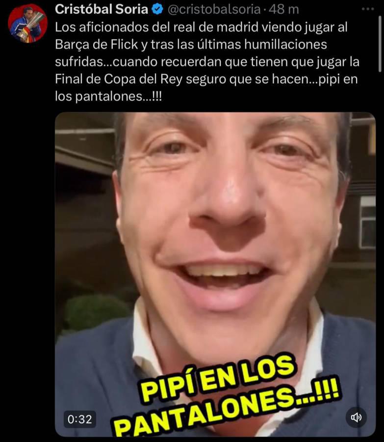 Lo que dicen los periodistas sobre final Real Madrid vs Barcelona; Se hacen pipí en los pantalones