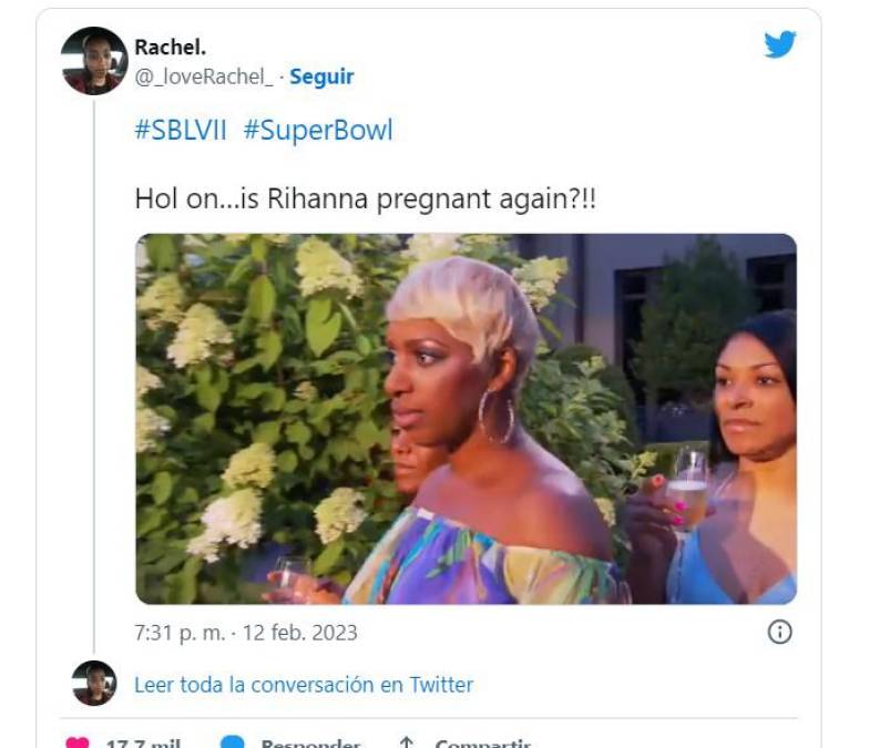 Los mejores memes que dejó el embarazo de Rihanna en el Super Bowl