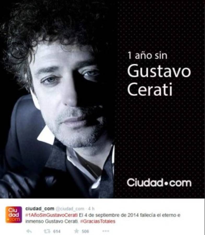 A un año de su muerte: Fanáticos recuerdan a Cerati