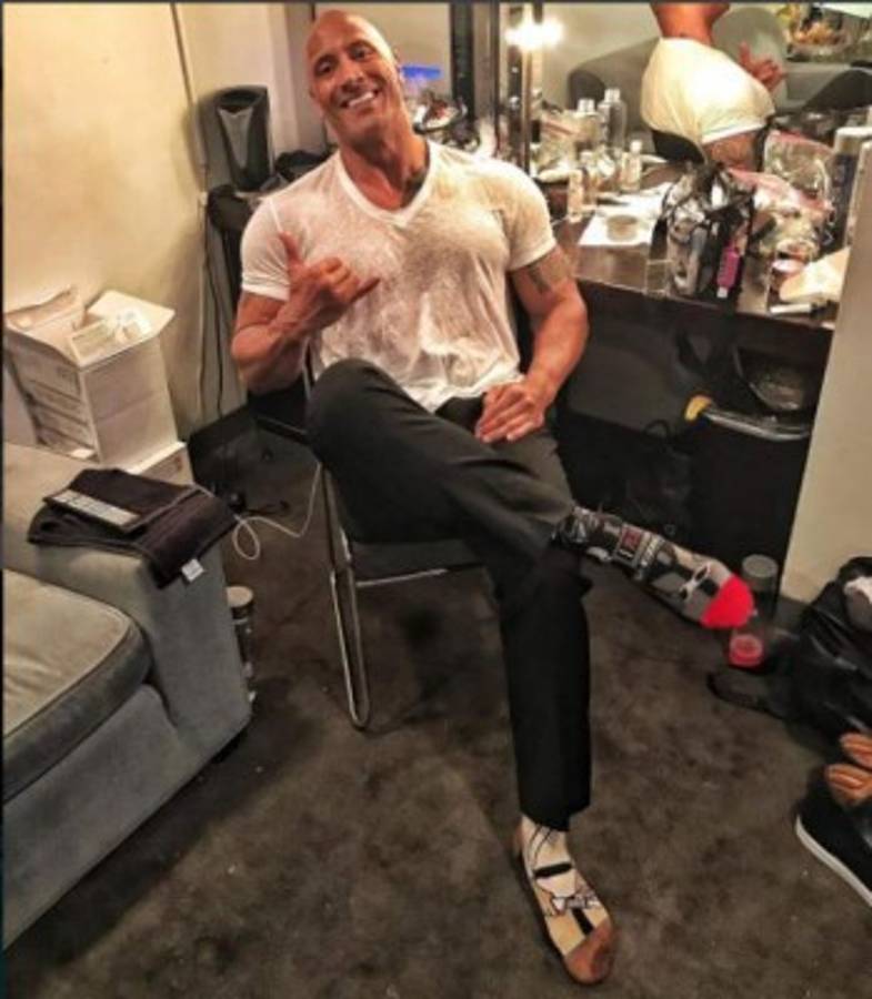 La Roca revive foto tomada hace 21 años y explica qué hay detrás de ella