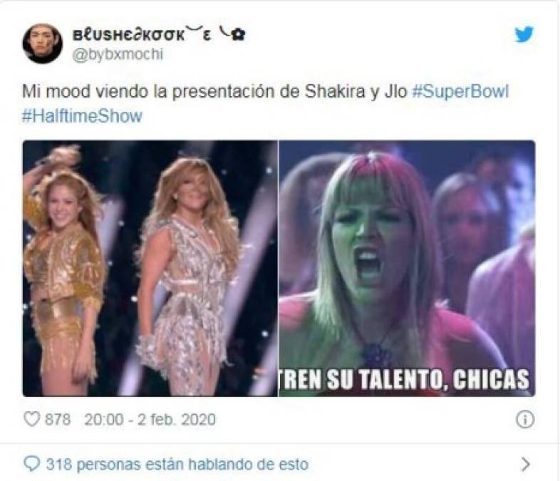 Los mejores memes que dejó el show de halftime en el Super Bowl LIV