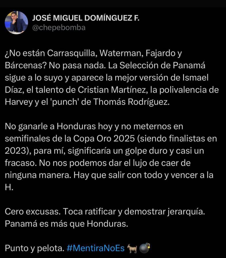 Periodistas y ex jugadores 'calientan' el Honduras vs Panamá por Copa Oro