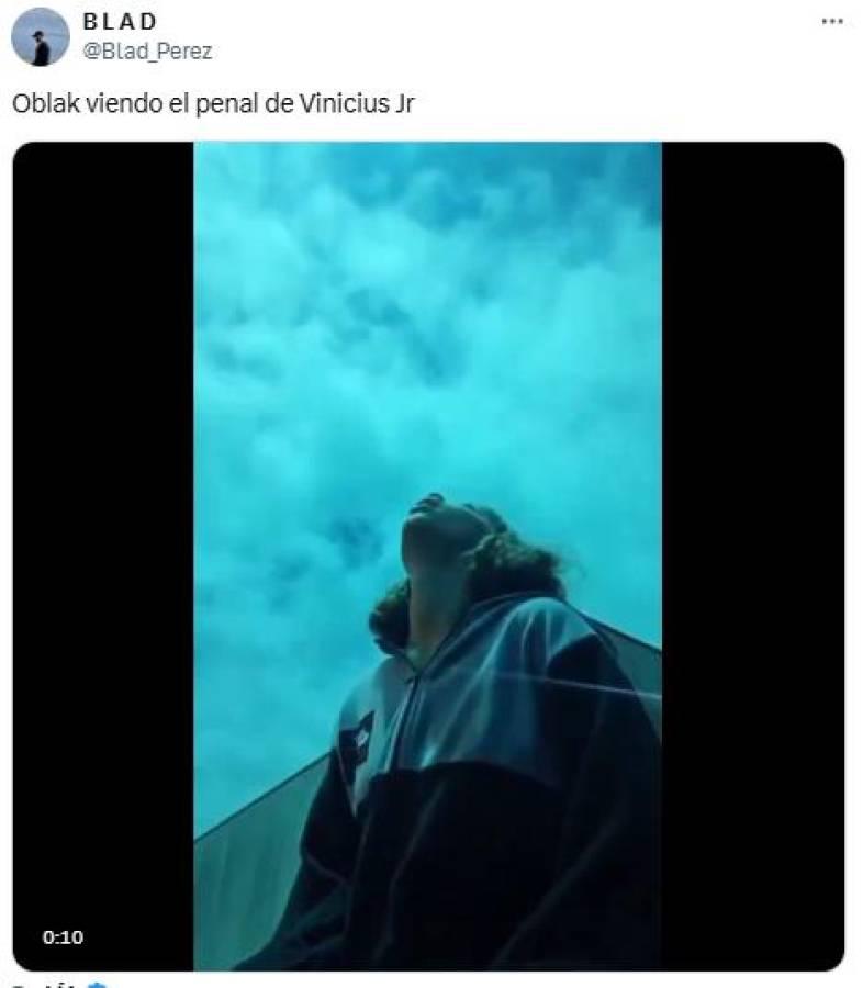 Los divertidos memes que dejó fallo de penal de Vinicius con Real Madrid ante el Atlético