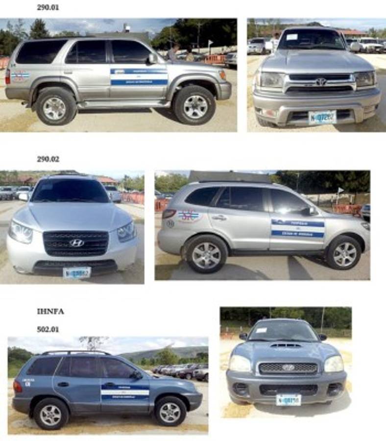 Conozca los carros de lujo en que se conducían ministros hondureños