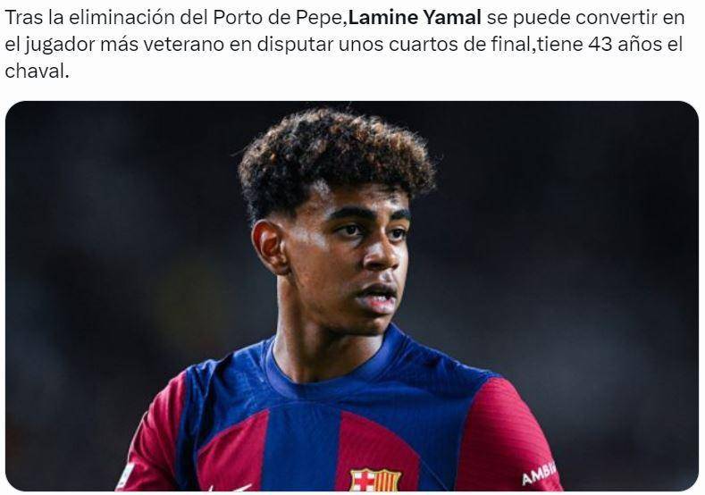 ¿Tiene o no 16 años? Los memes sobre la edad de Lamine Yamal