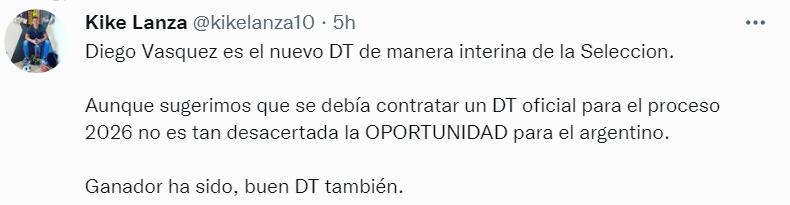 Le desean éxitos: Afición y prensa deportiva reaccionan a la llegada de Diego Vazquez a la H