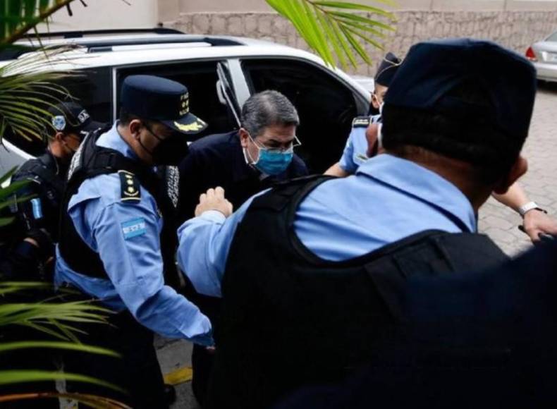 Los momentos clave del caso de Juan Orlando Hernández: captura, extradición y juicio