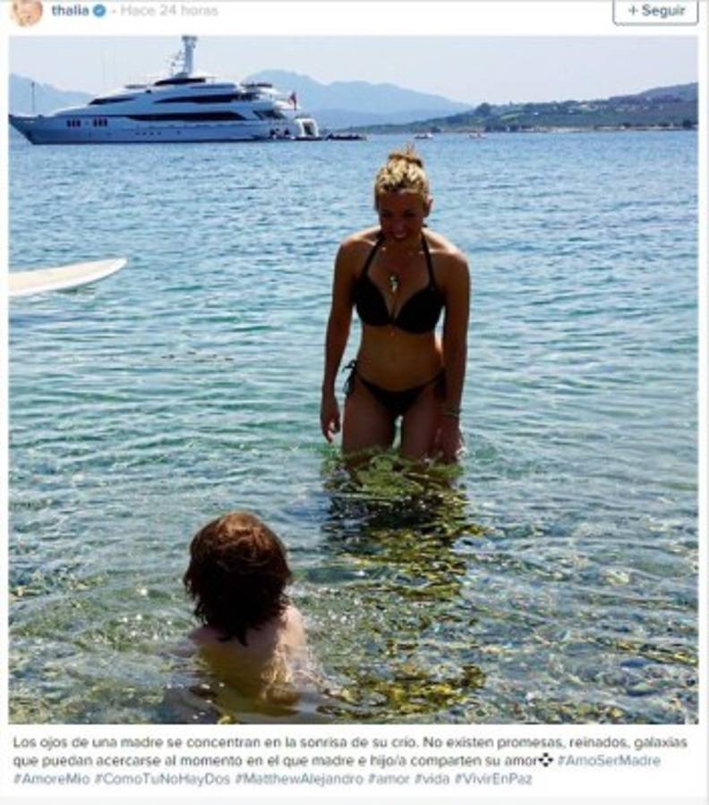 La sexy Thalía y su sensual cuerpo a sus 45 años