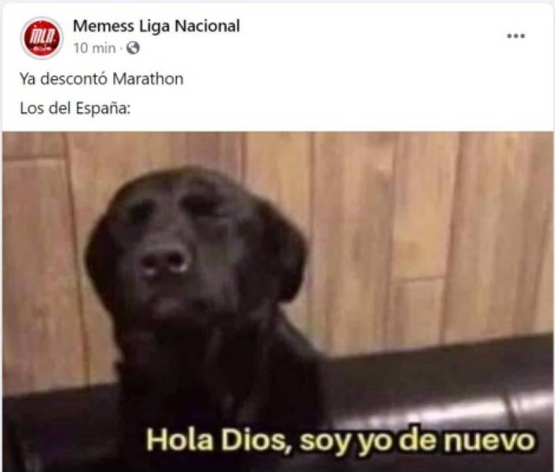 Con memes destrozan a Marathón tras caer en el clásico ante Real España