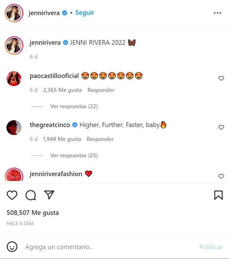 Nuevo mensaje de Jenni Rivera en Instagram desata las dudas