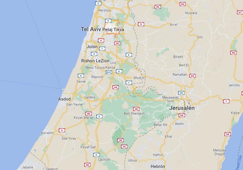 $!Petaj Tikva está muy cerca de Tel Aviv, capital política de Israel.