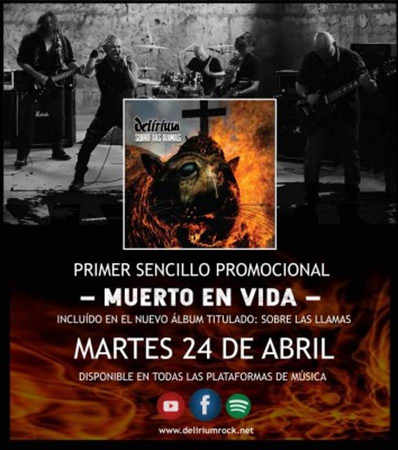 Delirium regresa con 'Muerto en vida”, primer single de su sexto disco