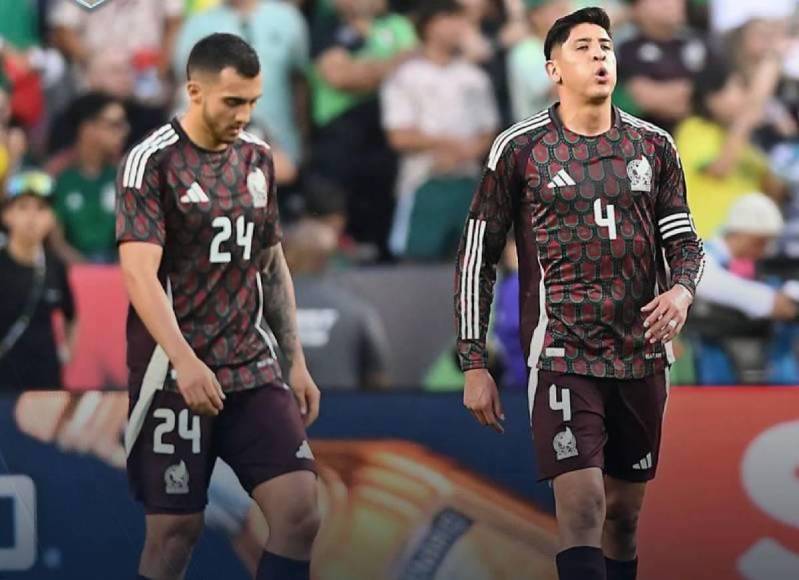 Lo que no se vio en TV del México-Brasil: Inesperado gesto de Vinícius Júnior