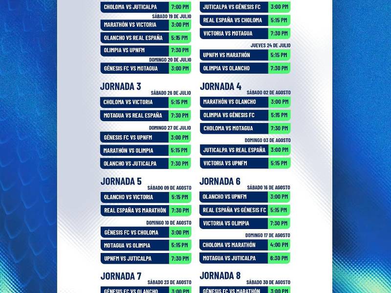 ¿Cuándo arranca el torneo en Liga Nacional?: Nuevo formato y fecha del Olimpia vs Motagua