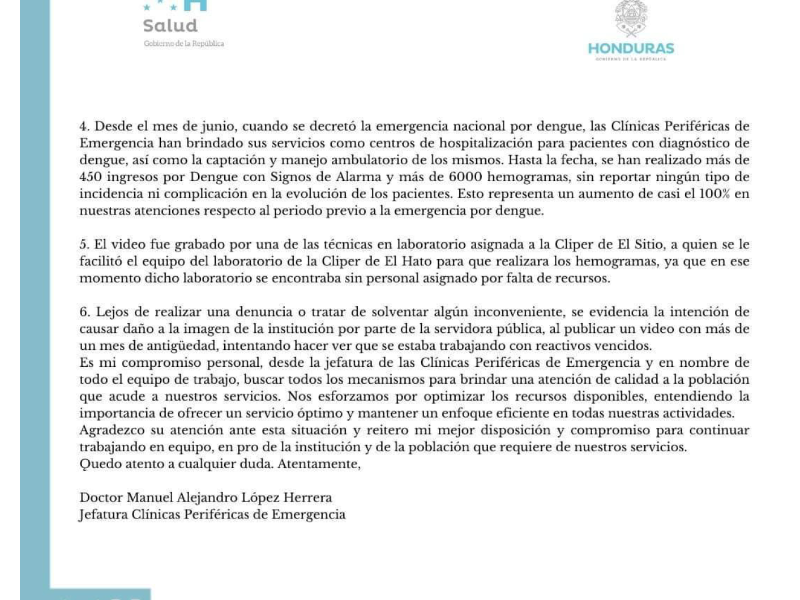 Manuel López, jefe de las Clípers, firmó el documento asegurando que Salud y el proveedor habían dado el visto bueno para usar reactivos vencidos en los exámenes de sangre.