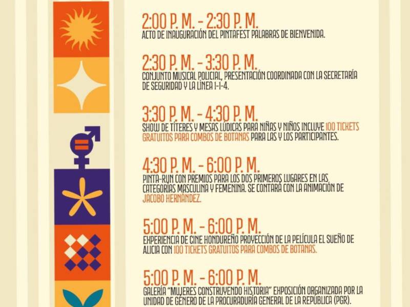 En el programa oficial, difundido en redes sociales, se desprenden detalles más precisos de cada actividad.