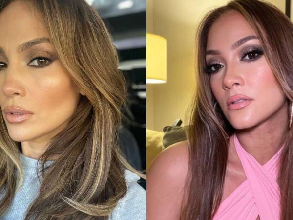 Son varias las mujeres que han alcanzado la fama por parecerse a Jennifer López, pero una de las más elogiadas es Eve, una maquillista que ha demostrado ser idéntica a la cantante, incluso cuando muestra su rostro al natural. Aquí las imágenes.