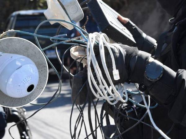 Autoridades policiales informaron que, como resultado de un operativo en varias colonias de Tegucigalpa y Comayagüela, se logró realizar un fuerte de comiso de cámaras de vigilancia que habían sido instaladas por integrantes de la Pandilla 18 y Mara Salvatrucha MS-13.