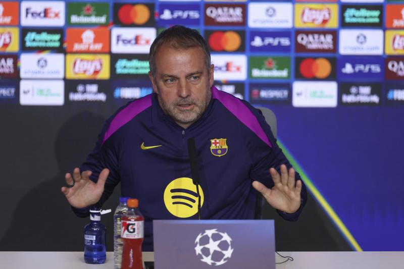 Hansi Flick sueña con remontar: Alineación titular de Barcelona vs Atlético de Madrid en Champions
