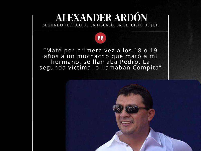 Alexander Ardón, testigo clave en el juicio contra Juan Orlando Hernández, compartió declaraciones escalofriantes que arrojan luz sobre su oscuro pasado y su participación en actividades criminales. A continuación las frases más destacadas.