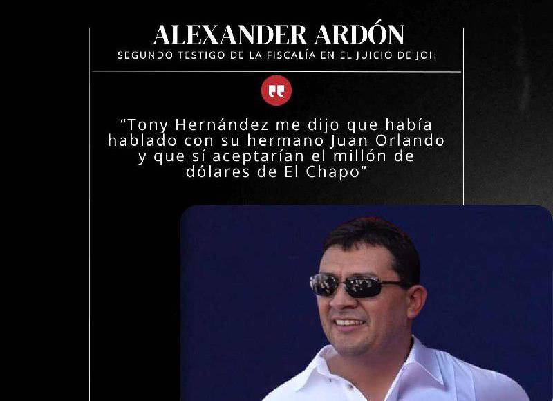 “No me pagaron por matar al zar antidrogas, yo pagué por ello”: Frases de Alexander Ardón
